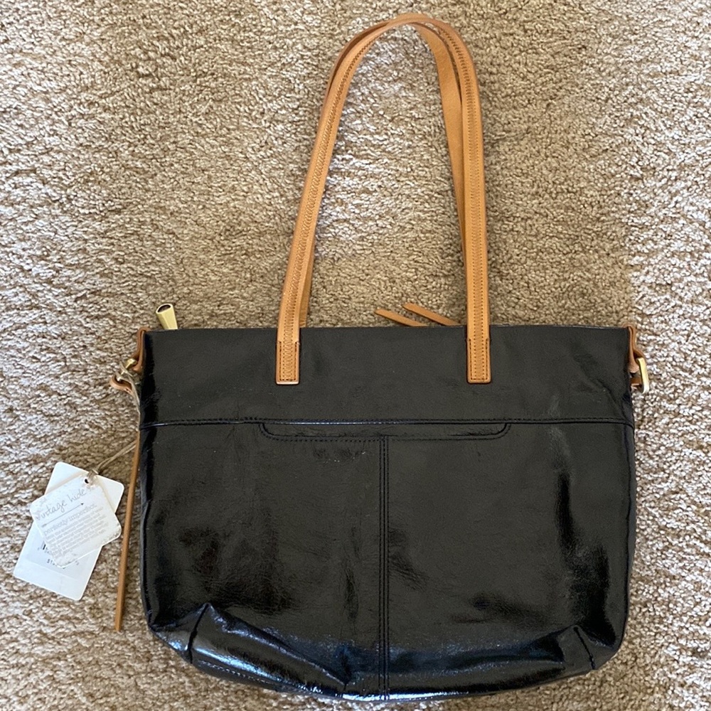 Hobo New black leather shoulder bag